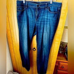 Loft curvy straight leg jeans